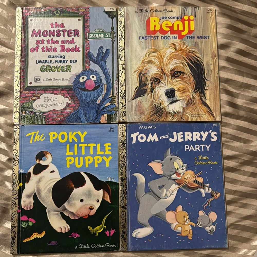 Lot of 4 Little Golden Book